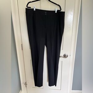 EUC Talbots Italian Knit Flannel Pants Size 16W Black